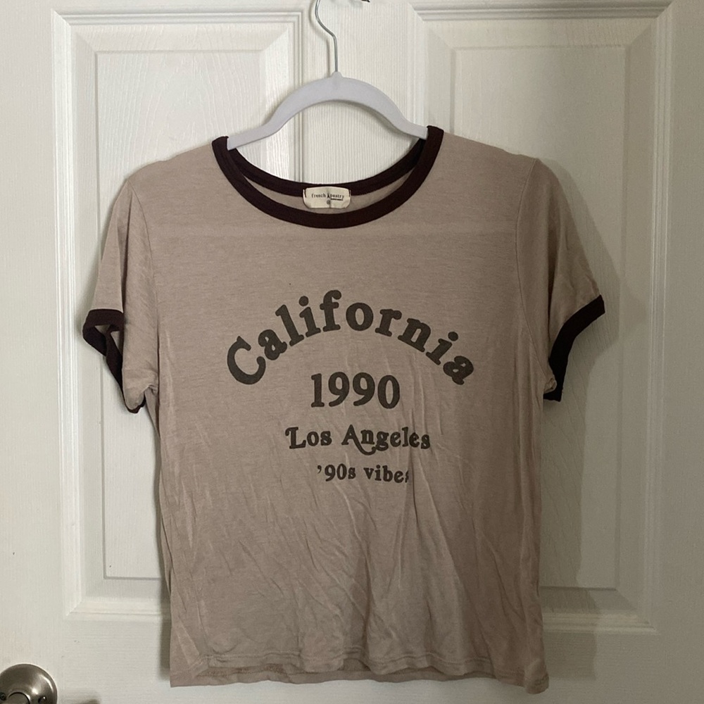 French pastry California 1990 Los Angeles t shirt
